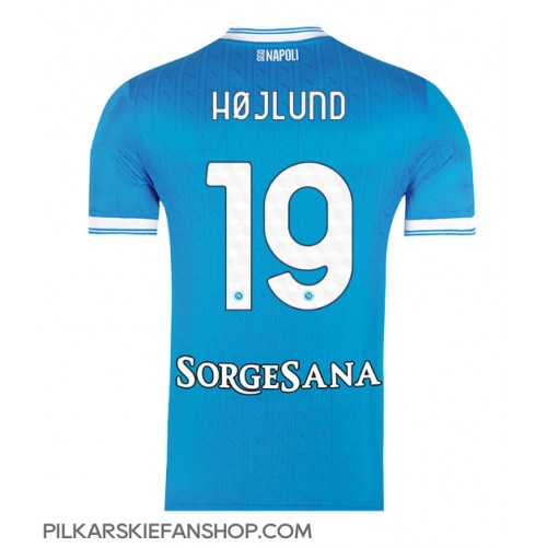 Koszulka piłkarska SSC Napoli Rasmus Hojlund #19 Strój Domowy 2025-26 tanio Krótki Rękaw Koszulka piłkarska SSC Napoli Rasmus Hojlund #19 Strój Domowy 2025-26 tanio Krótki Rękaw